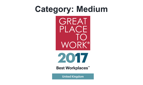 Great Place to Work 2017 Category: Medium